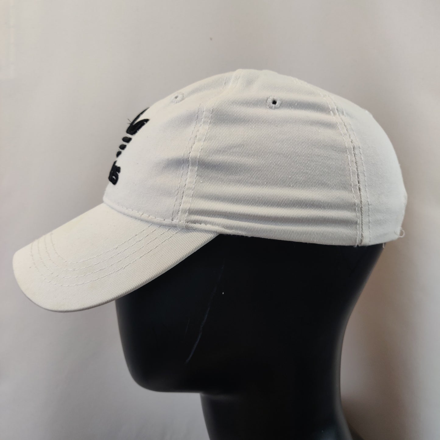 Adidas Vintage White Embroidered Adjustable Baseball Cap Hat Men Unisex