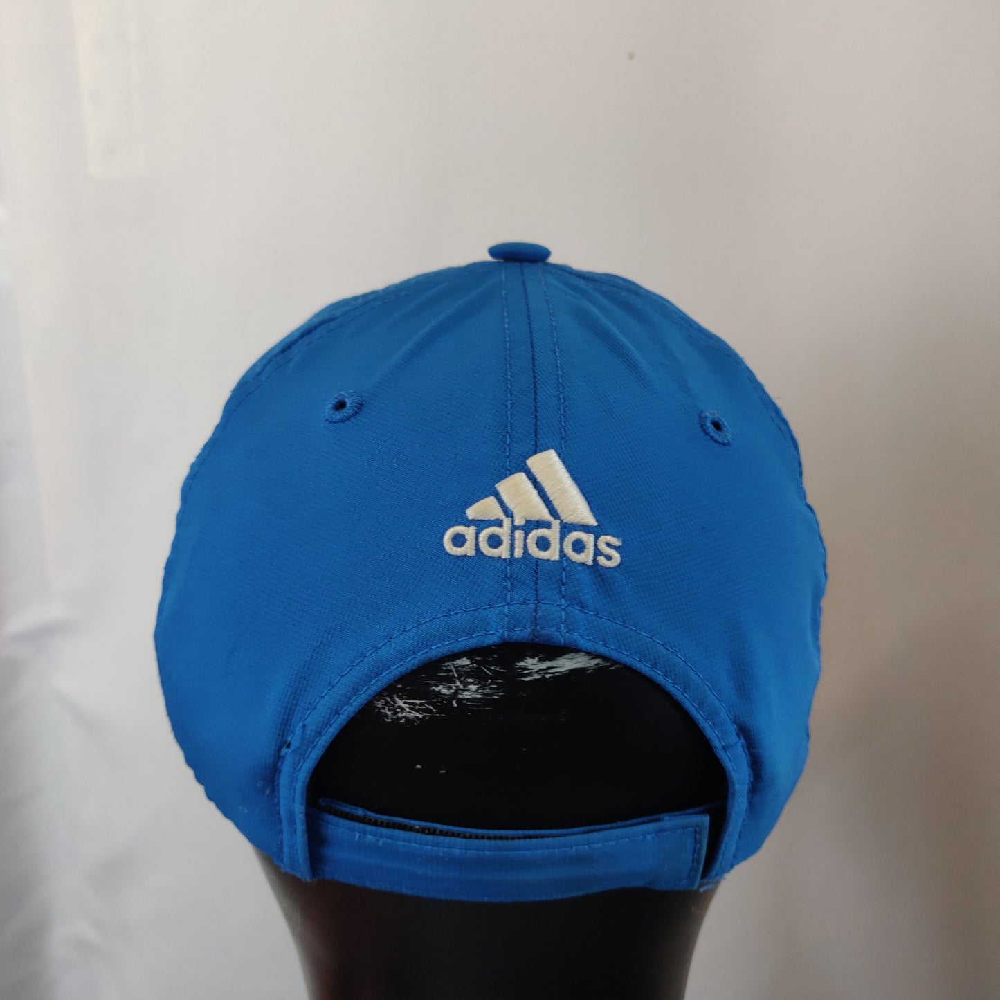 Adidas Vintage Blue Embroidered Baseball Cap Hat Men Unisex OSFM