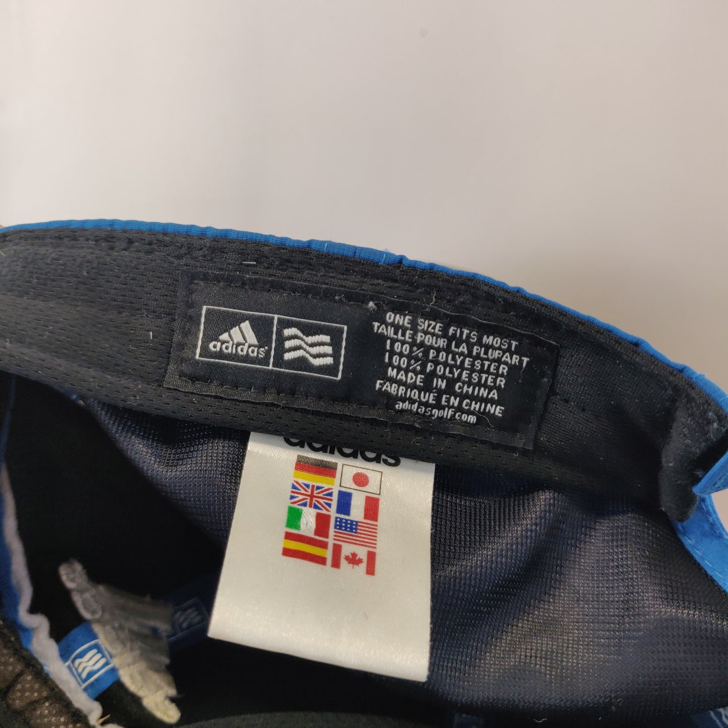 Adidas Vintage Blue Embroidered Baseball Cap Hat Men Unisex OSFM