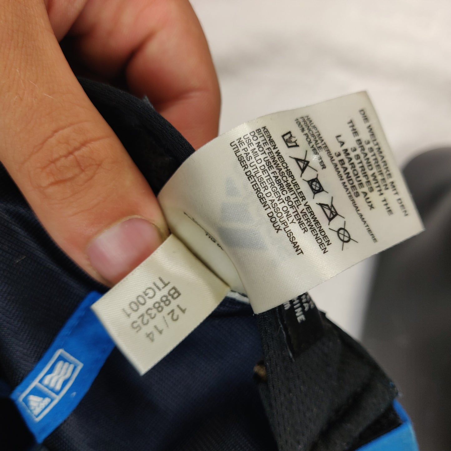 Adidas Vintage Blue Embroidered Baseball Cap Hat Men Unisex OSFM