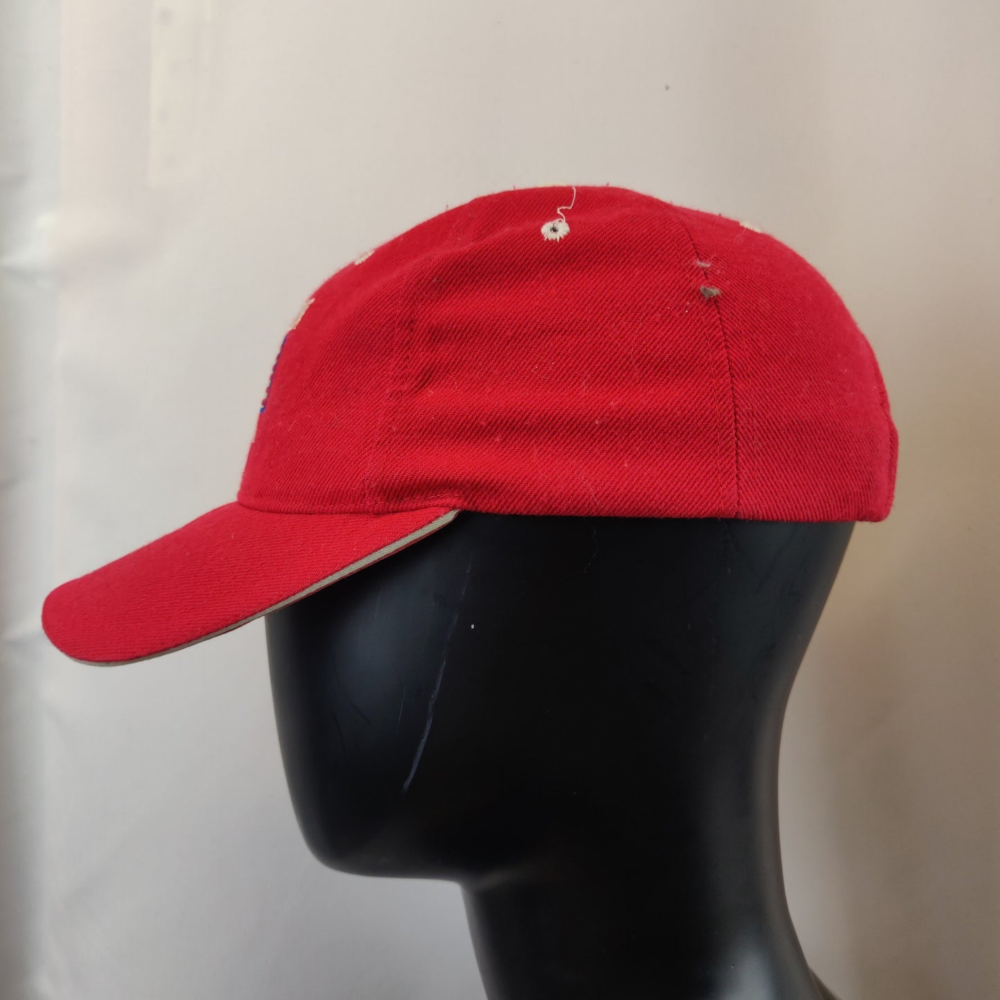 Boston USA Flag Vintage Sandwich Cap Red Baseball Cap Hat Men Unisex