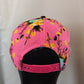 Make Room Pink Floral Flower Print Spell Out Snapback Hat Cap Women
