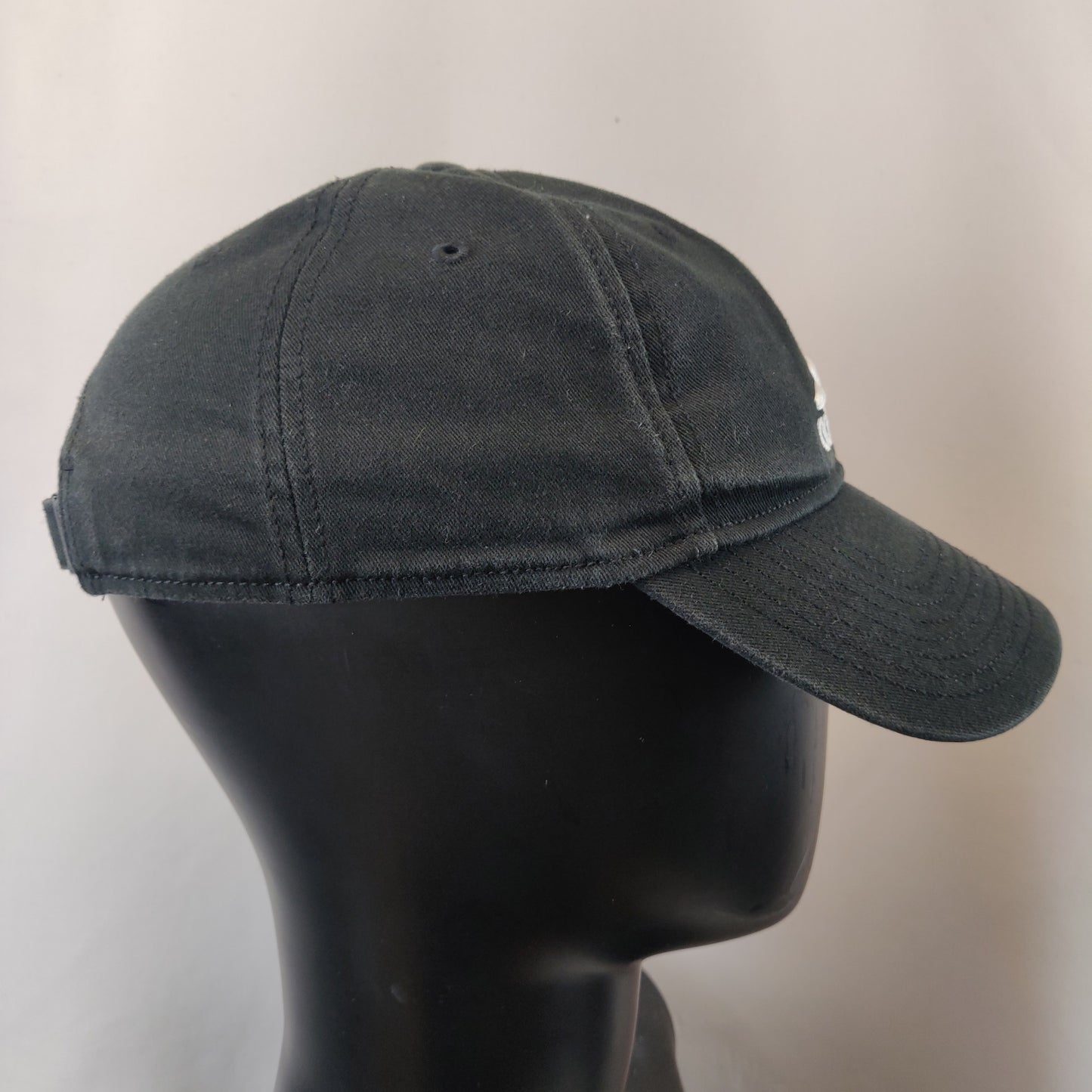 Adidas Black Embroidered Logo Baseball Cap Adjustable Youth Kids Boys Girls