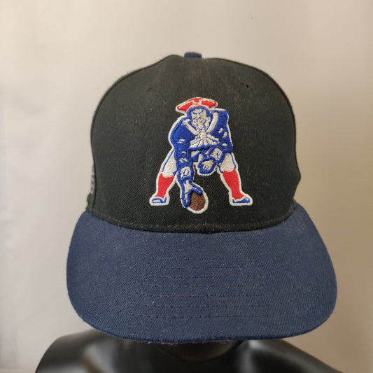 New Era New England Patriots NFL Throwback 9FIFTY Black Snapback Hat Cap Men