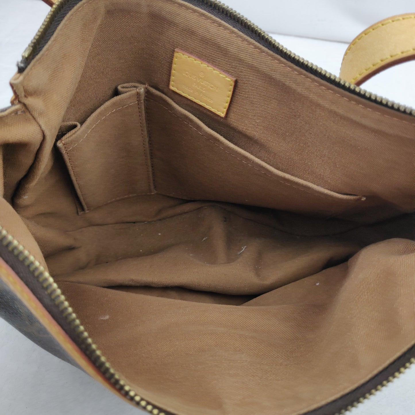 Louis Vuitton Authentic Brown Tulum Monogram PM Shoulder Bag Handbag Women