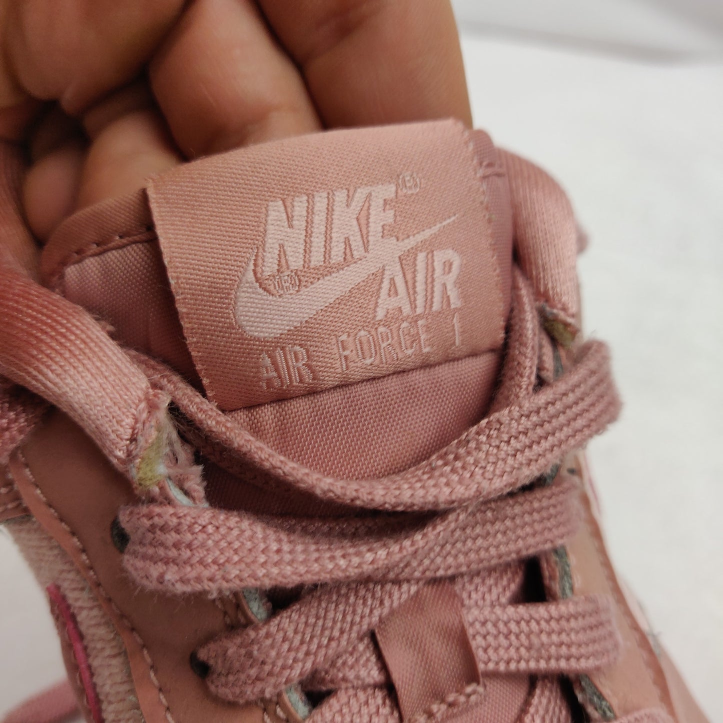 Nike Pink Air Force 1 LV8 GS Rust Pink Trainers Shoes Women UK 5.5 ~ 849345-603