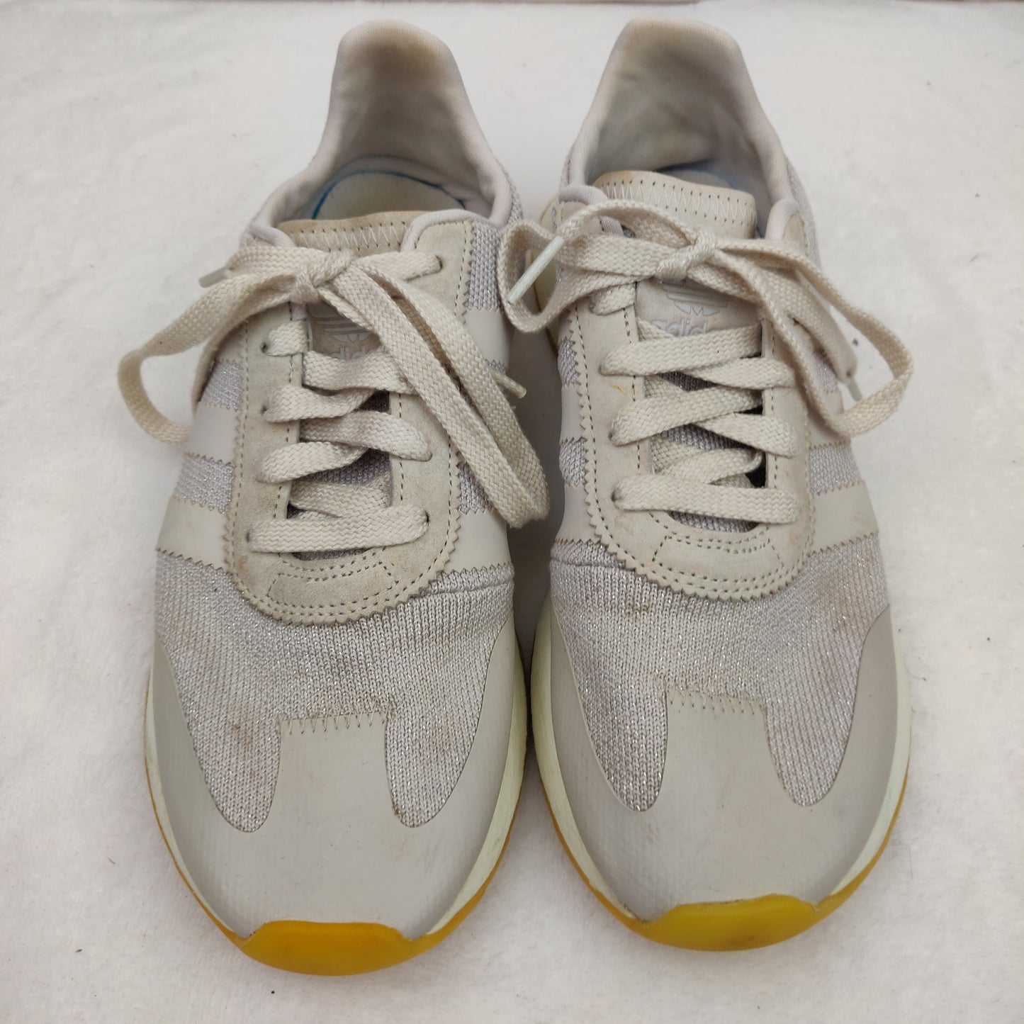 Adidas FLB Flashback Pearl Grey/Crystal Trainers Shoes Women UK 7 ~ BY9688