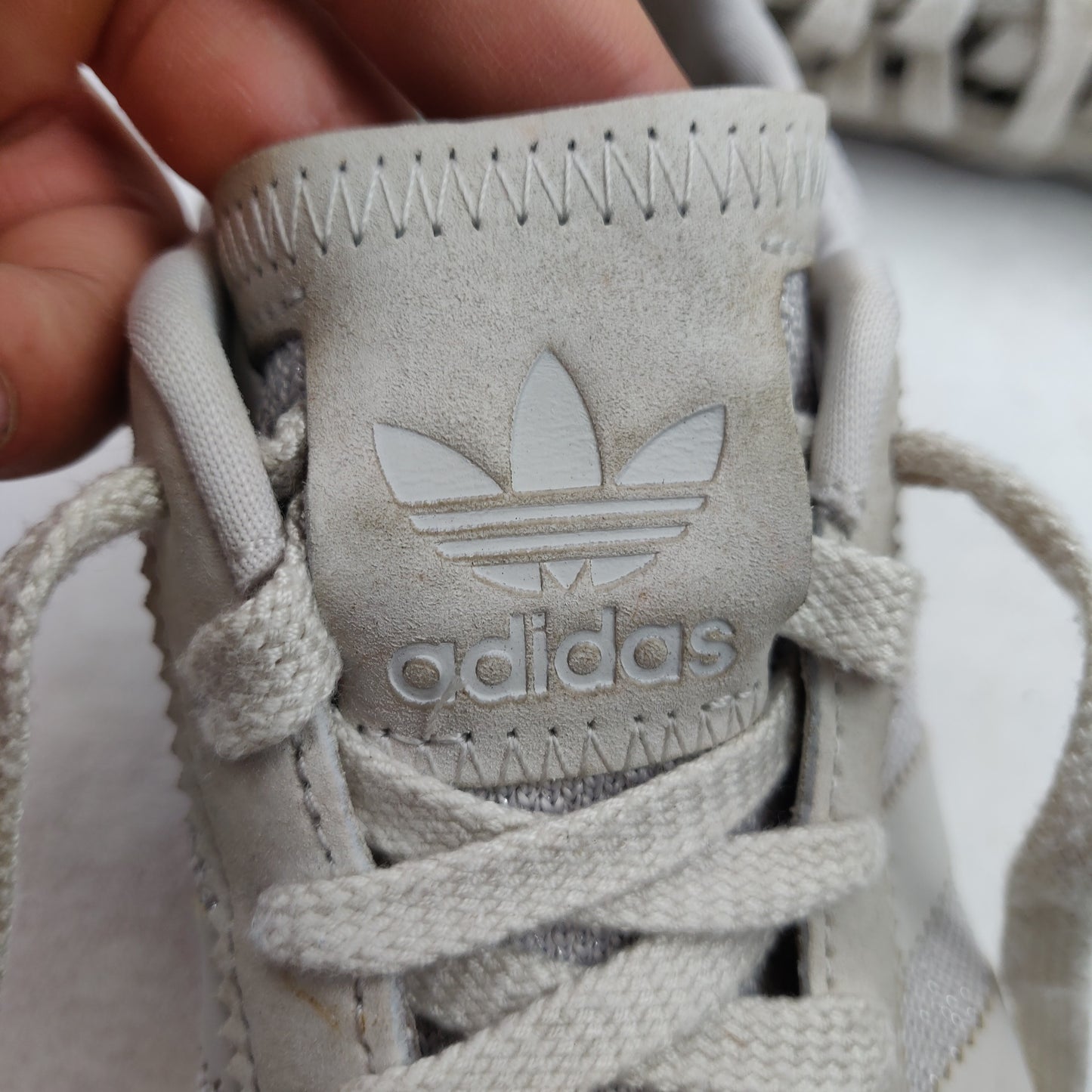 Adidas FLB Flashback Pearl Grey/Crystal Trainers Shoes Women UK 7 ~ BY9688