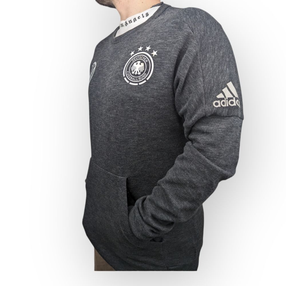 Adidas Volkswagen Germany Black Pullover Crew Neck Sweatshirt Men Size Large