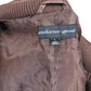 Ambiance Appared Vintage Brown Leather Biker Jacket Women Size XL