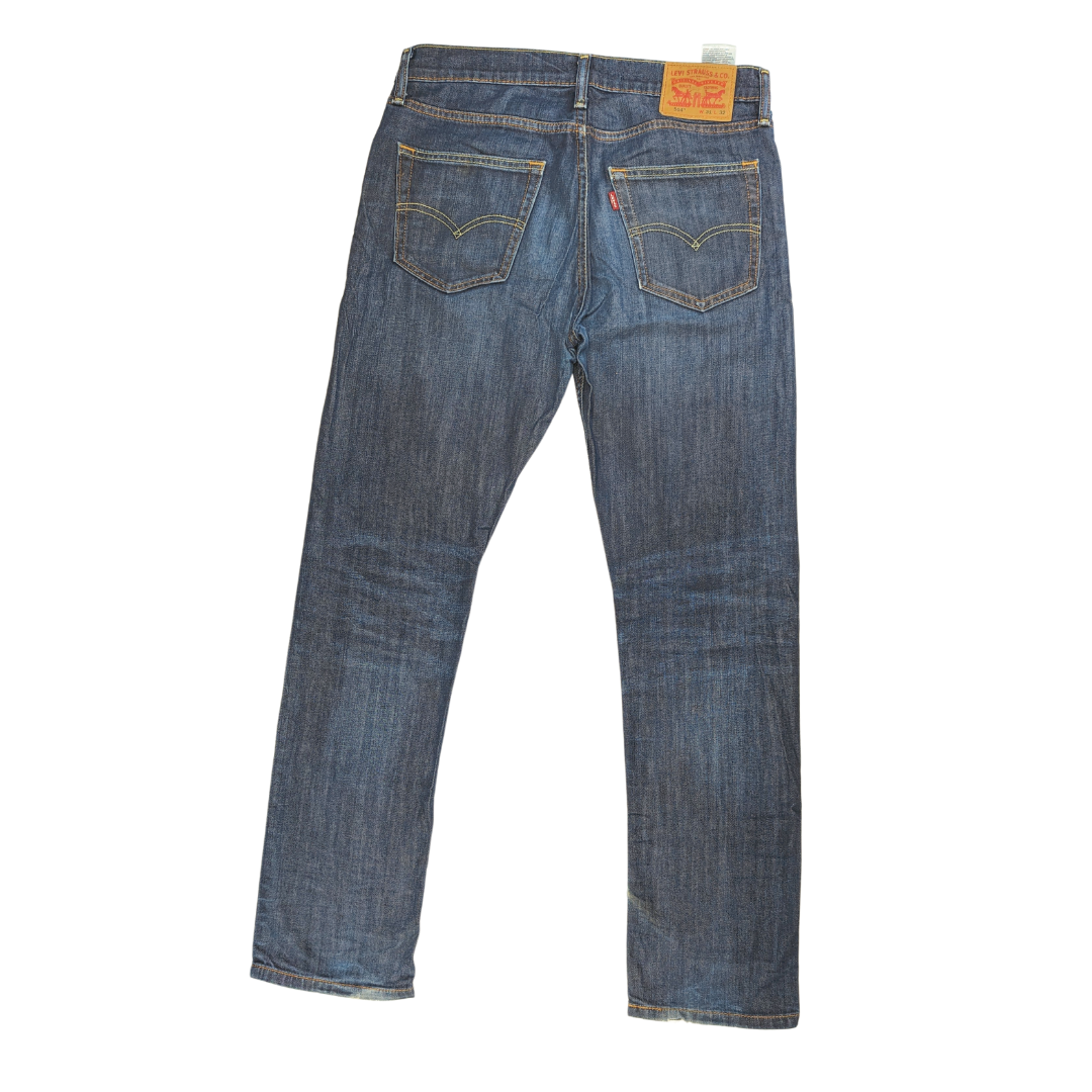 Levi's 504 Blue Regular Straight Fit Jeans Men Size W31/L32