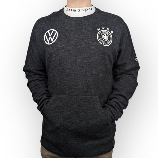 Adidas Volkswagen Germany Black Pullover Crew Neck Sweatshirt Men Size Large