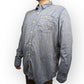 FatFace Blue Button Up Cotton Long Sleeve Casual Shirt Men Size 2XL