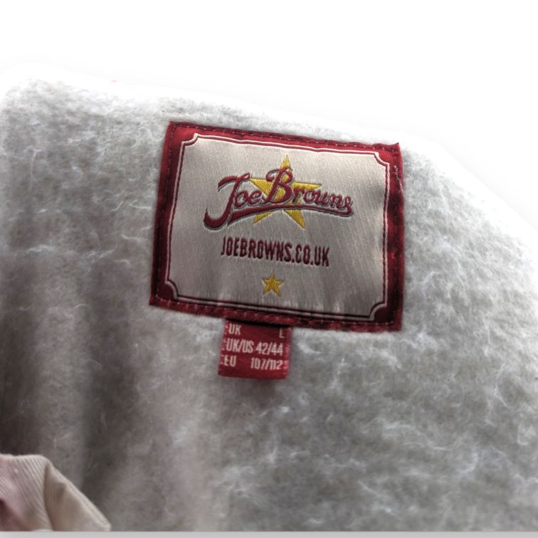 Joe Browns Grey Cotton Blend Pullover Hoodie Men Size Large