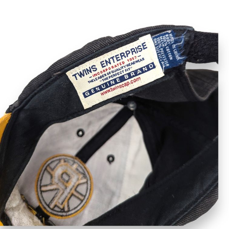 Twins Enterprise Vintage Black Providence Bruins Baseball Cap Hat Men One Size