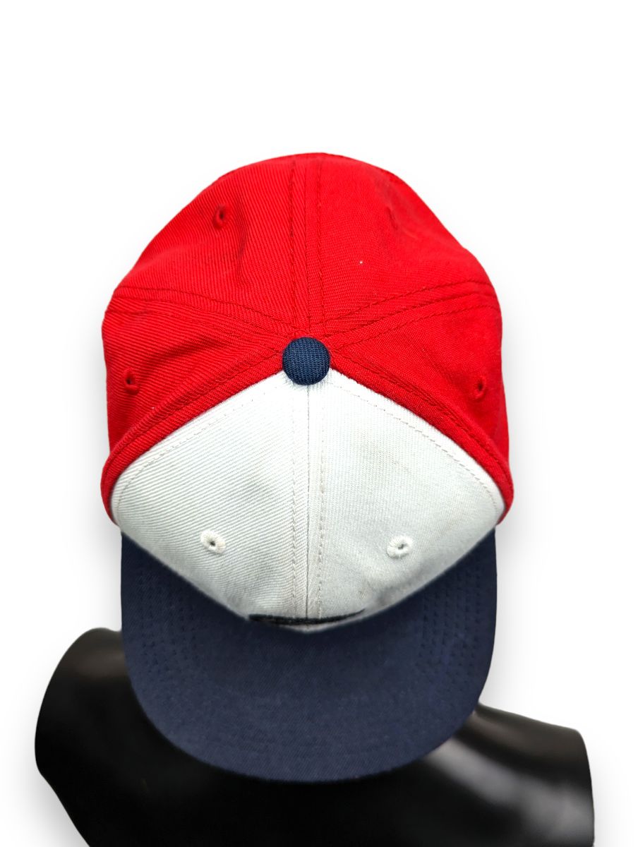 American Eagle 99 USA Vintage Red White Snapback Hat Men One Size