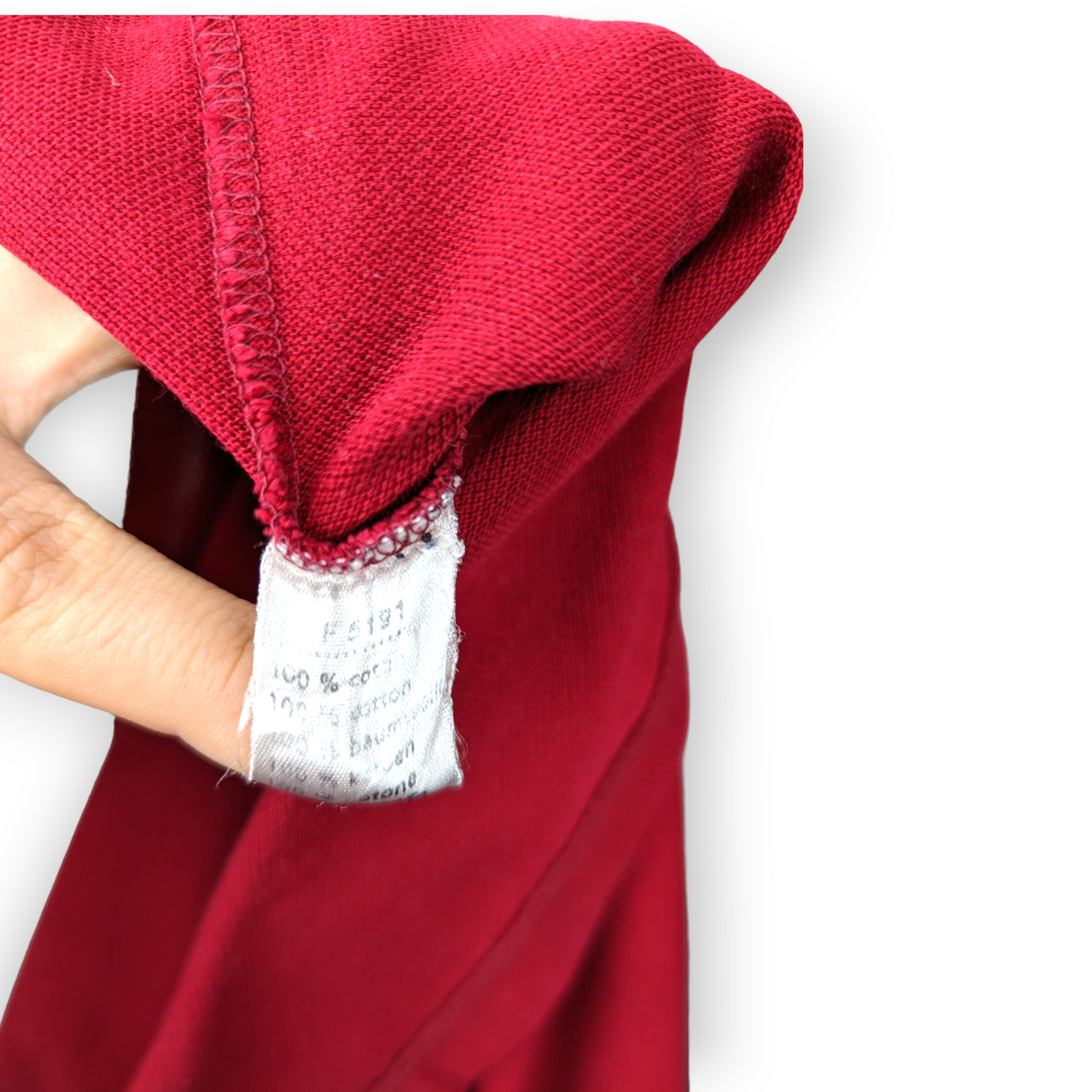 Lacoste Red Polo Shirt Regular Fit Cotton Men Size 3 Medium