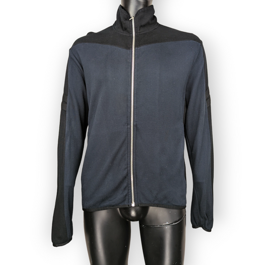 Paul Smith Black Blue Navy Full Zip Fleece Jacket Men Size Medium