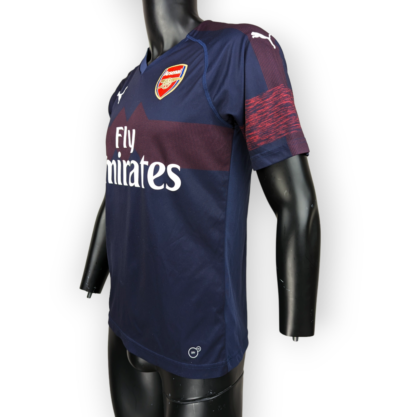 Arsenal 2018/2019 Puma Away Fly Emirates Blue Football Shirt Jersey Men Small