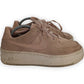 Nike Air Force 1 Sage Low Particle Pink Suede Trainers Women UK 7 - AR5339-201