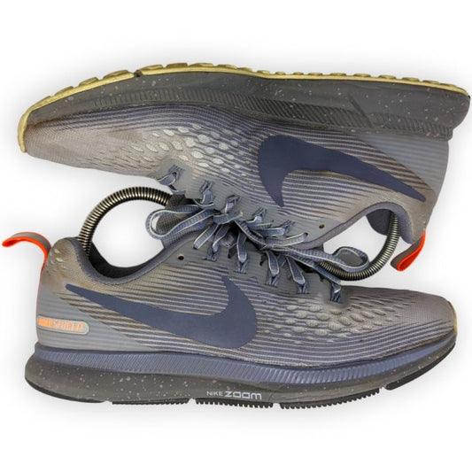 Nike Air Zoom Pegasus 34 Shield Grey Trainers Women Size UK 8 - 907328-002