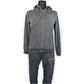 Diesel Grey Full Tracksuit Set Full-Zip Hoodie and Sweatpants Women Size XS