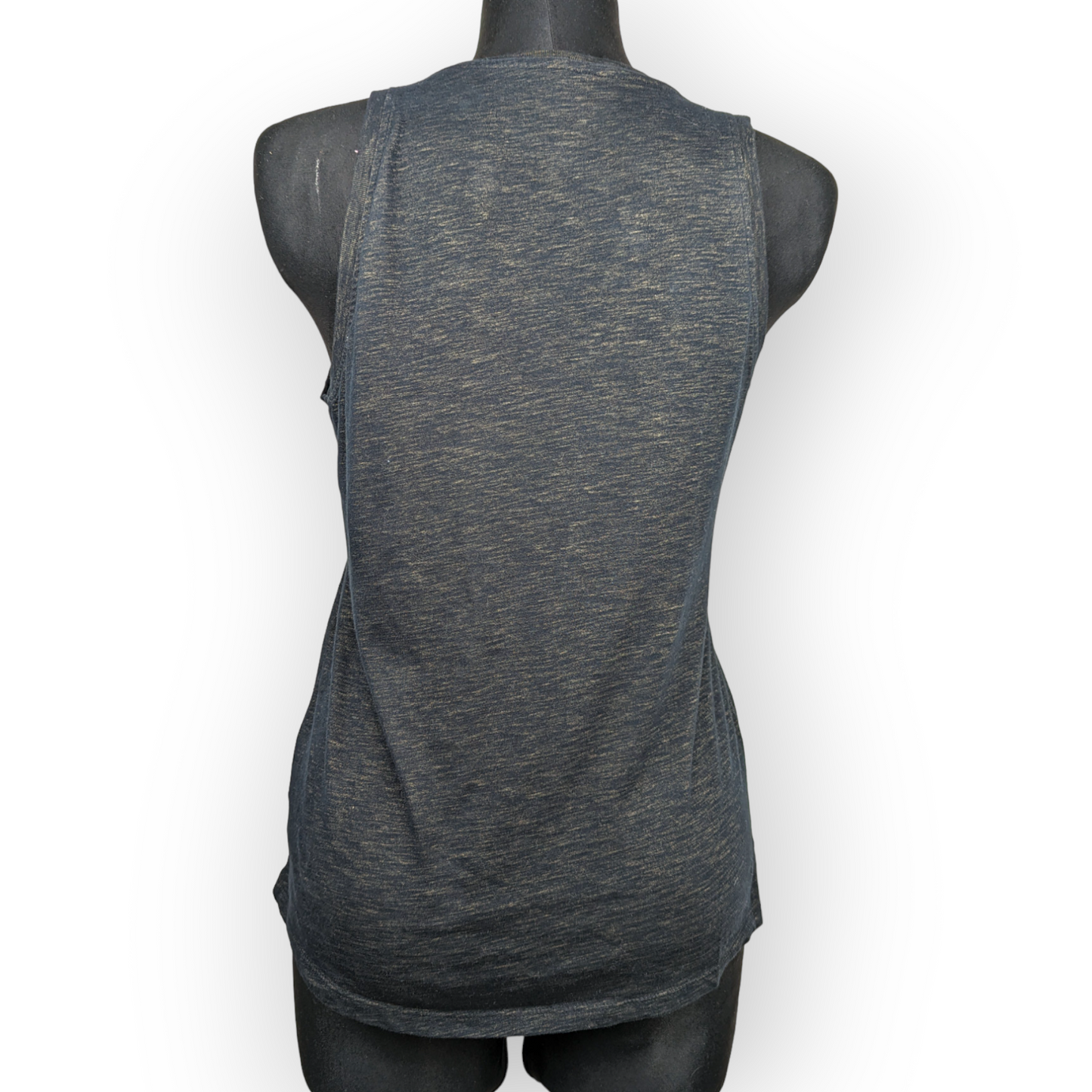 Nike Dri Fit Black Fitness Tank Top Sleeveless Round Neck Women Size Small