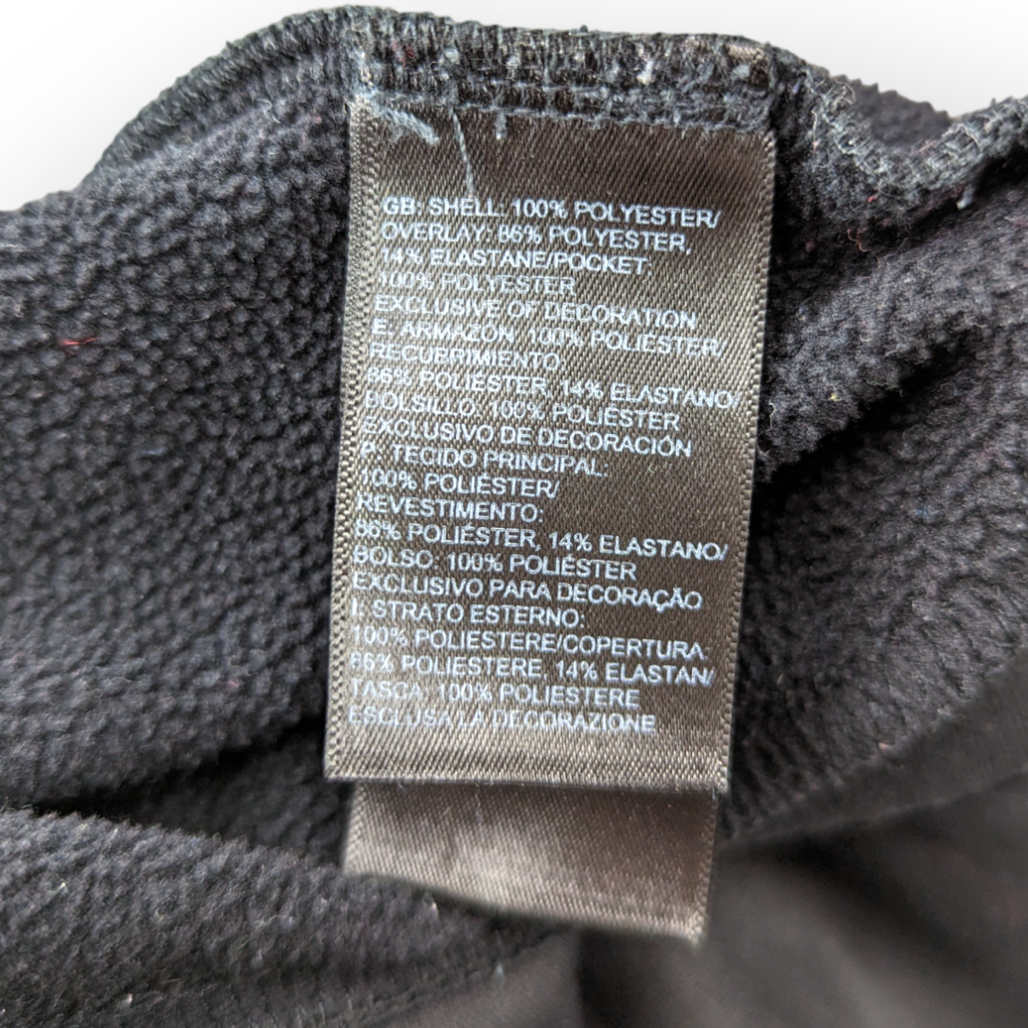 The North Face Black Grey Half Zip Fleece Jacket Women Size Large