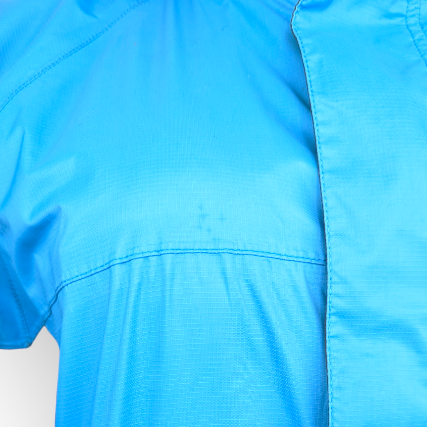 Columbia Sportswear Blue Hooded Windbreaker Jacket Women Small
