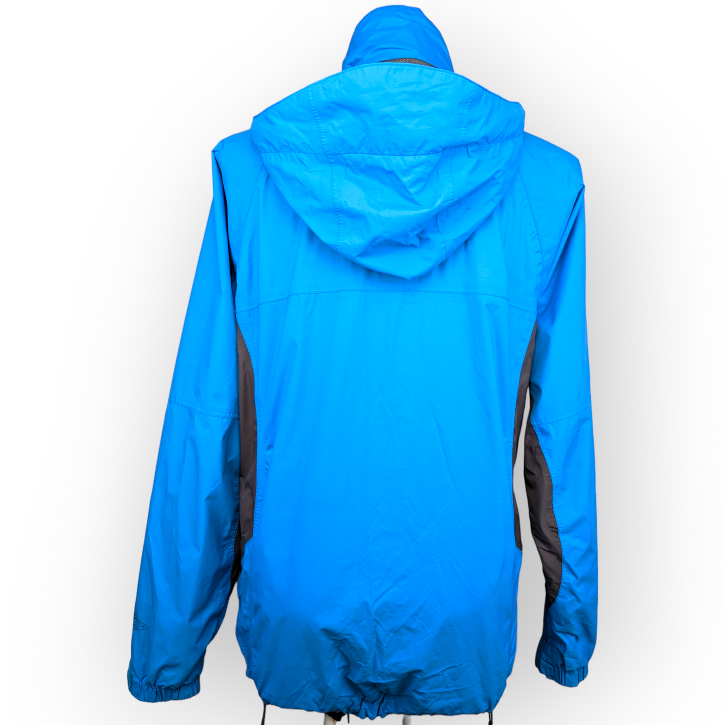 Columbia Sportswear Blue Hooded Windbreaker Jacket Women Small