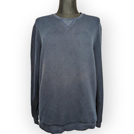 Reiss Navy Blue Pullover Crew Neck Sweatshirt Women Size Medium