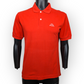 Kappa Vintage Red Short Sleeve 1/4 Button Cotton Polo Shirt Men Small
