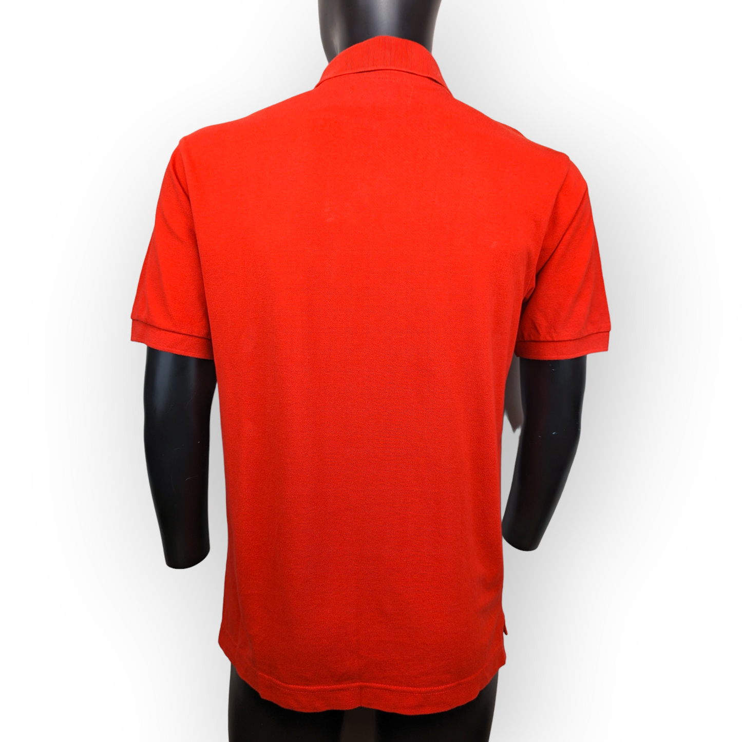 Kappa Vintage Red Short Sleeve 1/4 Button Cotton Polo Shirt Men Small