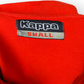 Kappa Vintage Red Short Sleeve 1/4 Button Cotton Polo Shirt Men Small