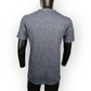 Diesel Grey Red Logo Short Sleeve Crew Neck T-Shirt Men Size Small
