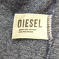 Diesel Grey Red Logo Short Sleeve Crew Neck T-Shirt Men Size Small
