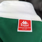Kappa Vintage Green Track Jacket Removable Snap Sleeves Men Size Medium