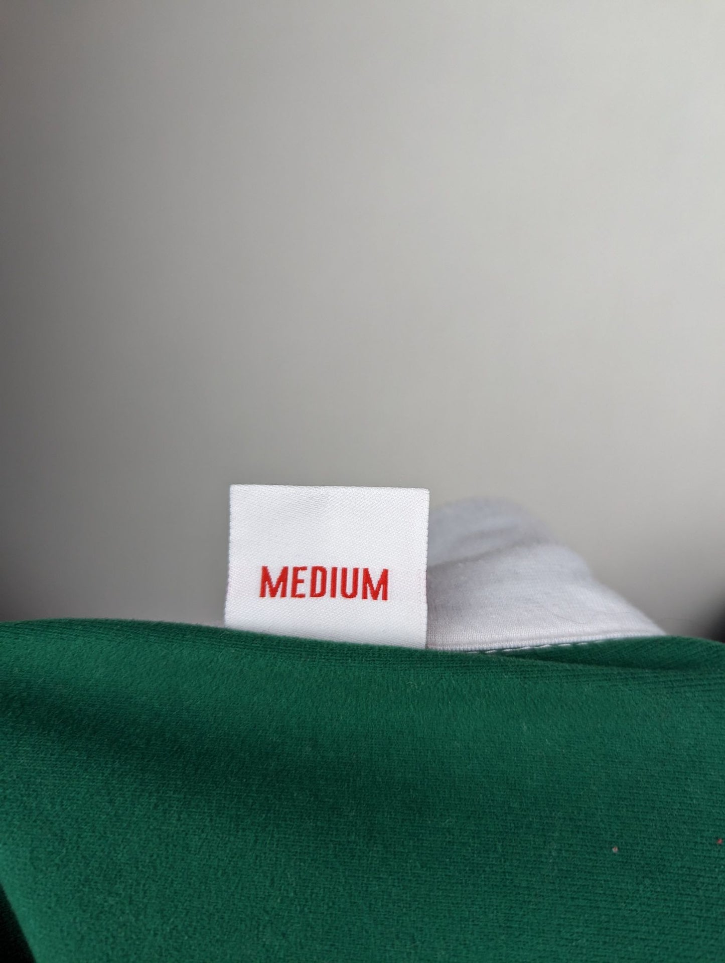 Kappa Vintage Green Track Jacket Removable Snap Sleeves Men Size Medium