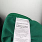 Kappa Vintage Green Track Jacket Removable Snap Sleeves Men Size Medium