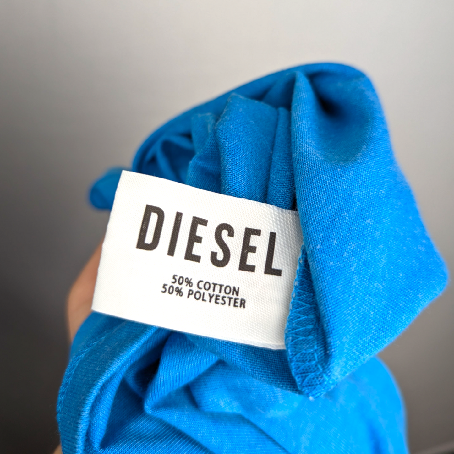 Diesel Vintage Blue Short Sleeve Cotton T-Shirt Men Size XS