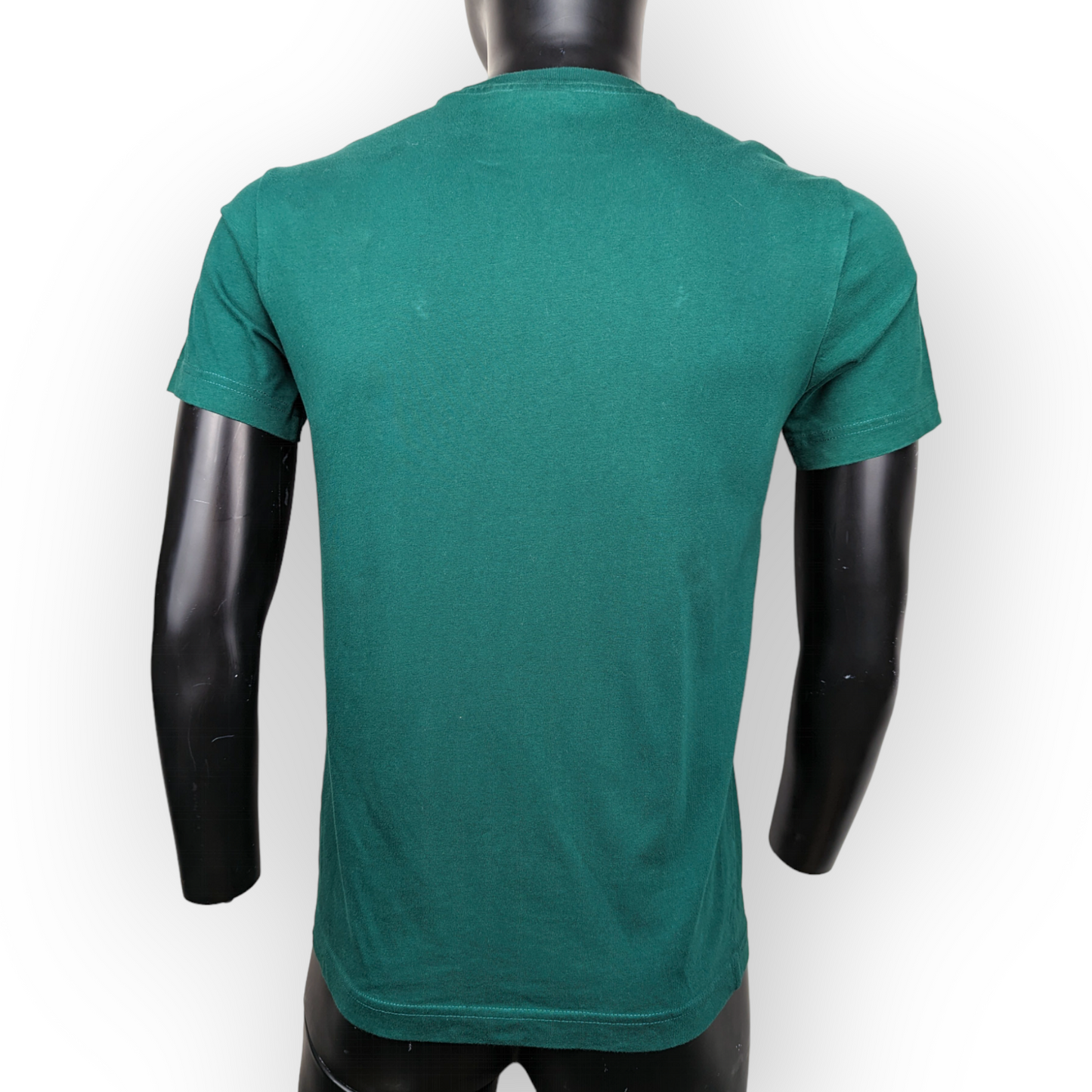 Champion Dark Green Short Sleeve Crew Neck Logo T-Shirt Men Size XS