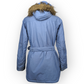 Columbia Sportswear Blue Ski Jacket Rain Coat Faux Fur Trim Women Small