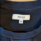Reiss Navy Blue Pullover Crew Neck Sweatshirt Women Size Medium