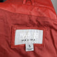 Wilsons Maxima Vintage Red Button Up Leather Jacket Women Size Small