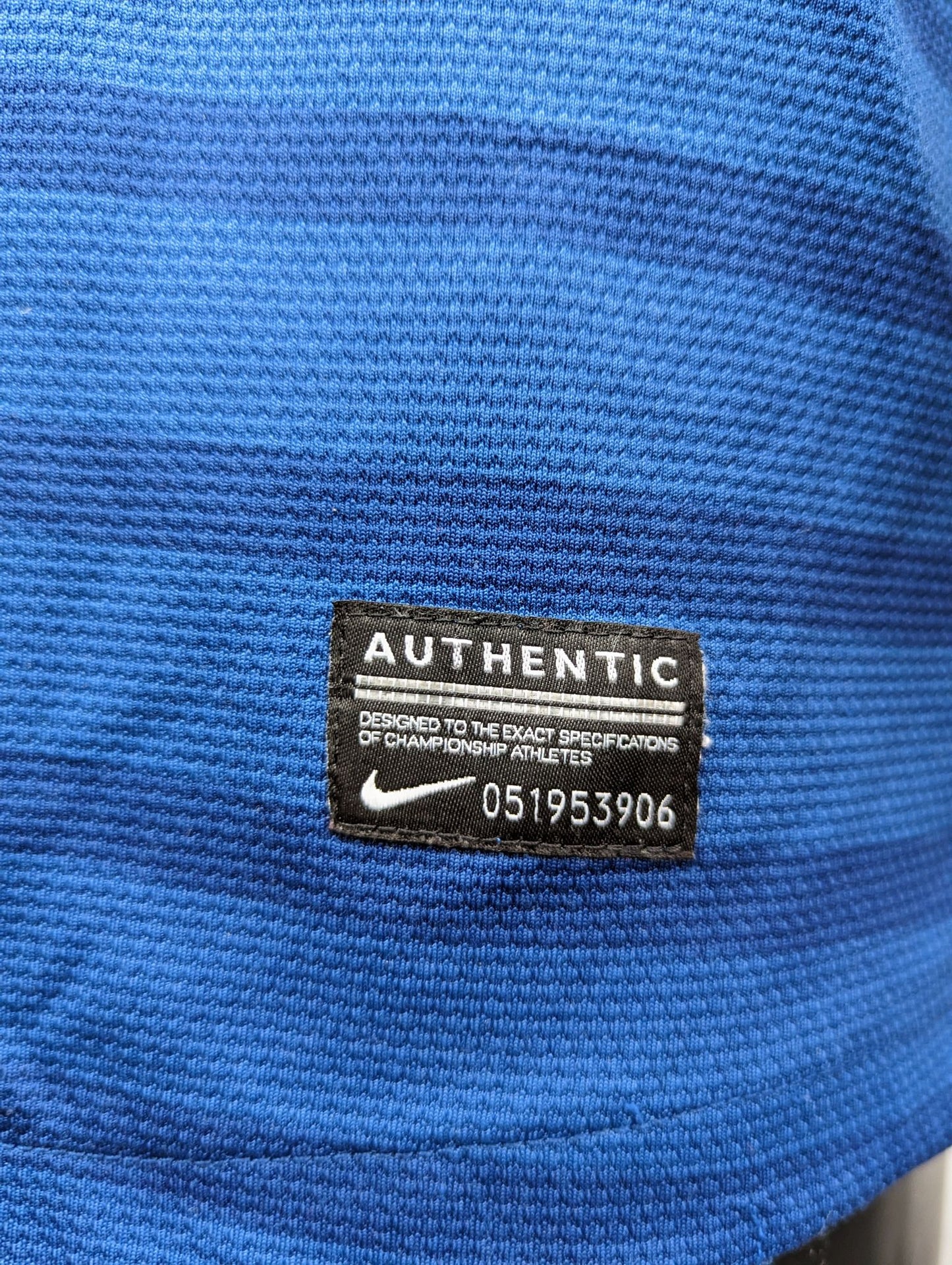 Nike France National Team 2012/2013 Blue Football Home Jersey Men Size Large