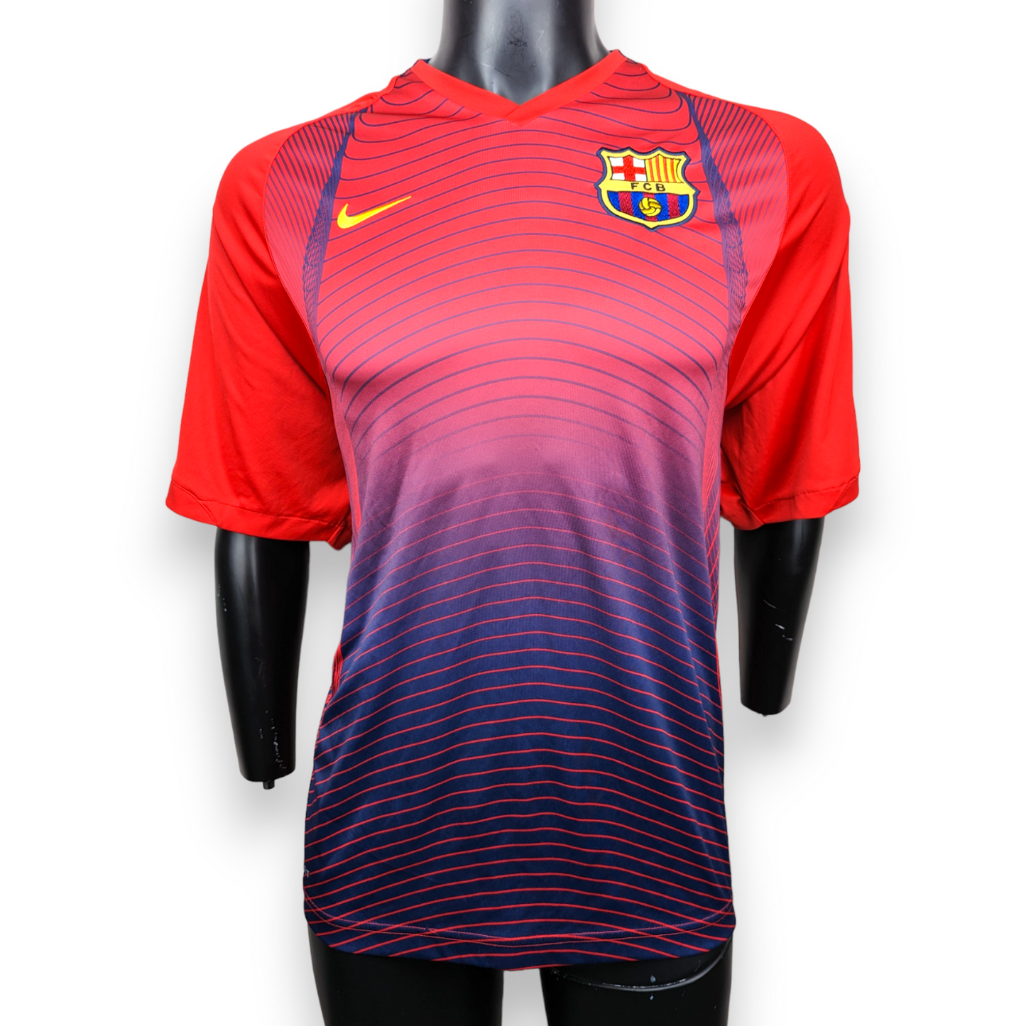 Nike Barcelona 2008/09 Red Football Training Jersey Shirt Men Size XL