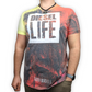 Diesel Life South Beach F.L. Multicolour Palm Tree Print T-shirt Men Large