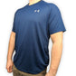 Under Armour Tech Tee Blue Short Sleeve Activewear T-Shirt Men Size Large