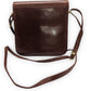 Calvin Klein Brown Leather Shoulder Bag Women One Size