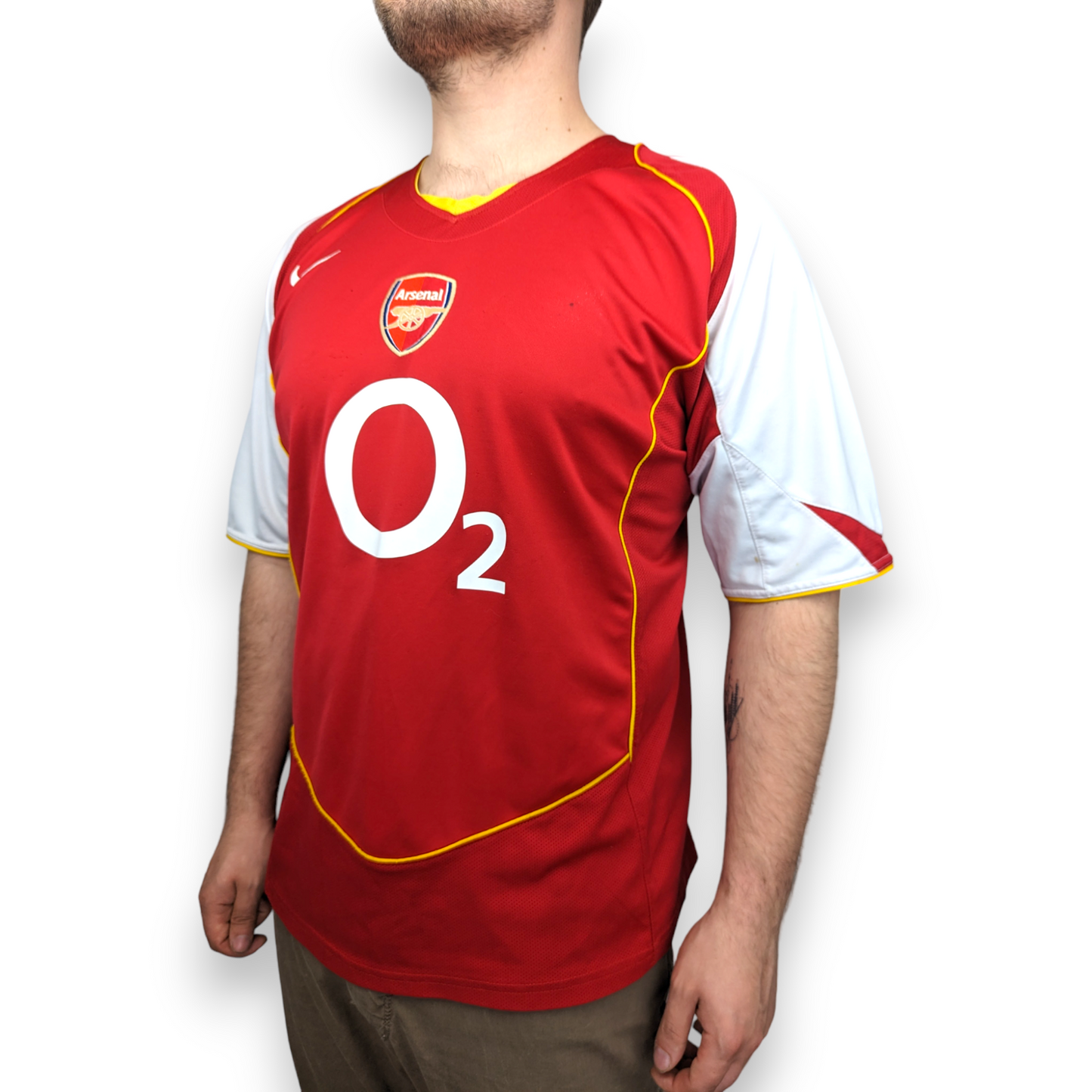 Nike Arsenal 2004/05 Henry #14 Football Home Jersey Men Size XL